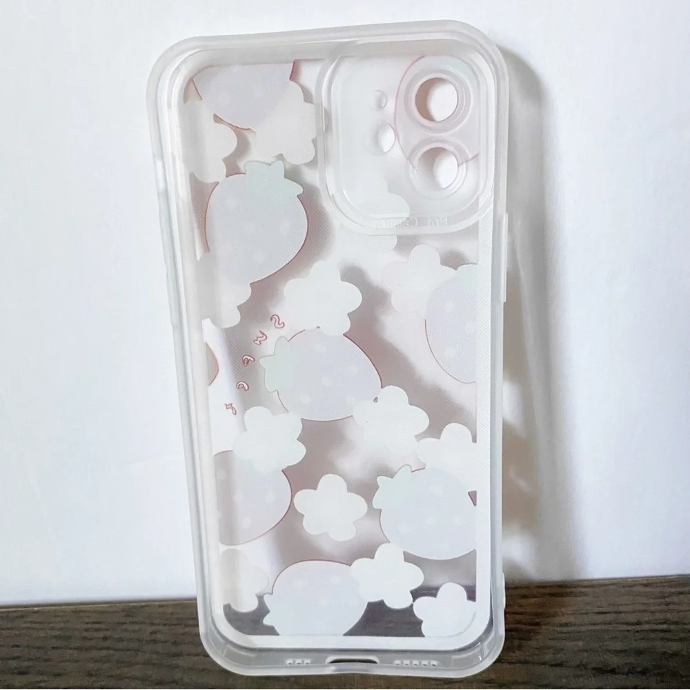Strawberry Flower iPhone 12 Phone Case
